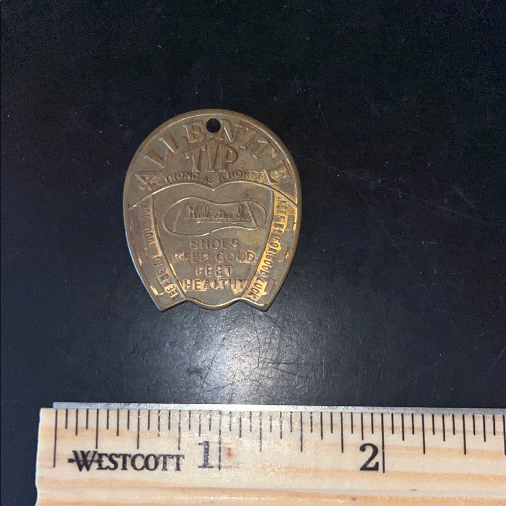Vintage Liberty Horseshoe Tag
